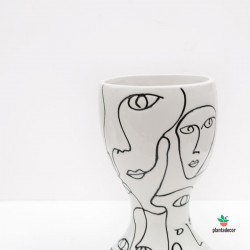 Macetero copa Picasso