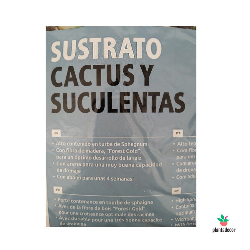 Sustrato Cactus y Suculentas