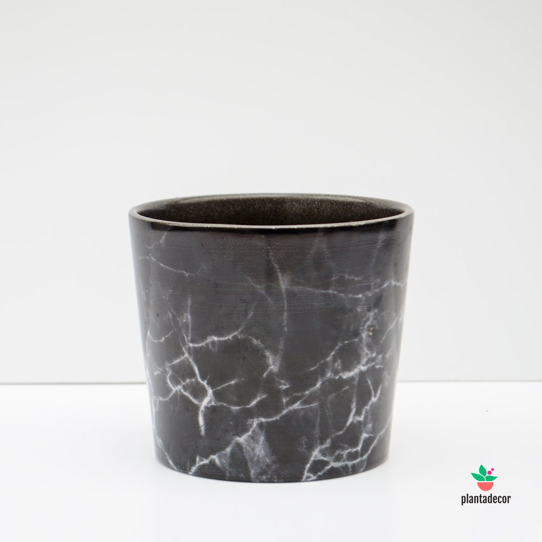 Macetero Black Marble