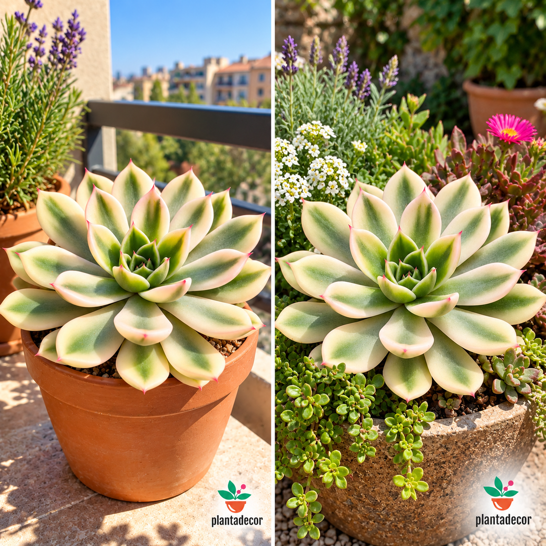 Echeveria Miranda 'Variegata'